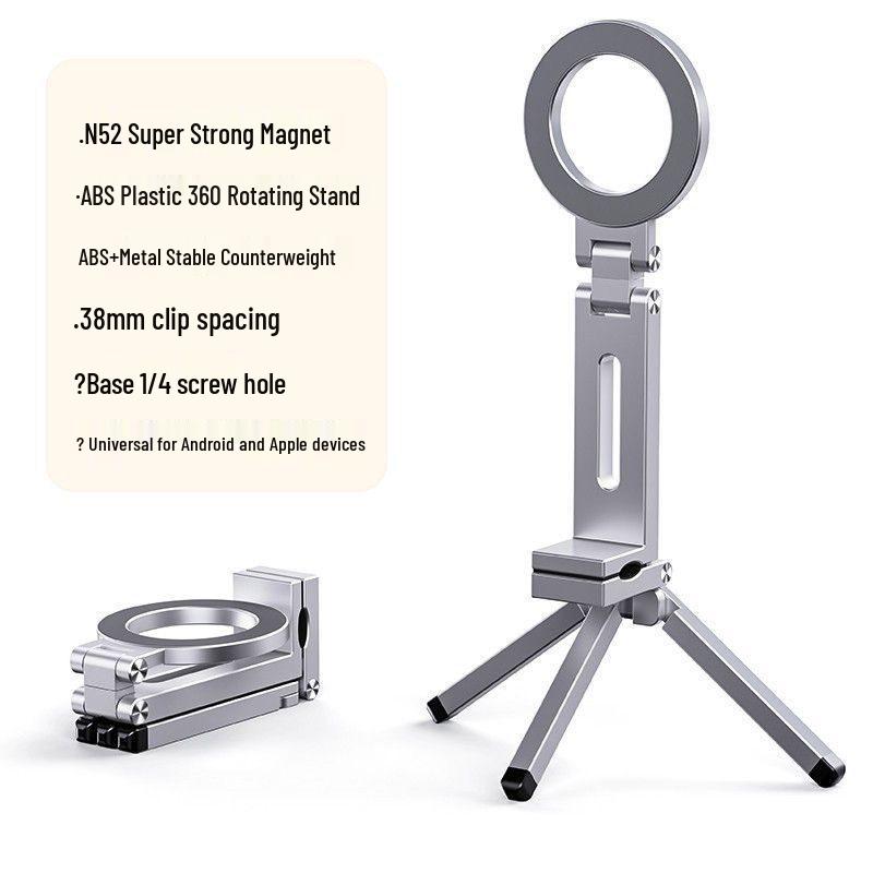 Portable Rotatable Aluminum Alloy Travel Stand for Airplane and High-speed Rail
