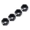 TRZX 4pcs Wheel Hub Hex Adapters, 5mm to 7mm Combiner Upgrade Parts for WPL D12 1/10 RC Model Truck