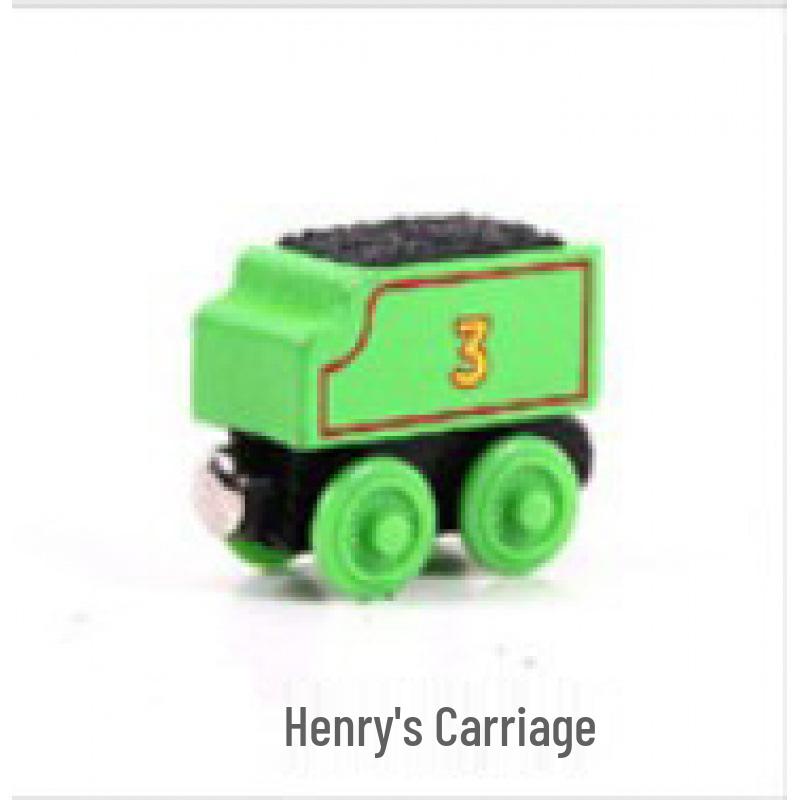 Magnetic Thomas the Tank Engine Wooden Train Set with Cake Party Decorations
