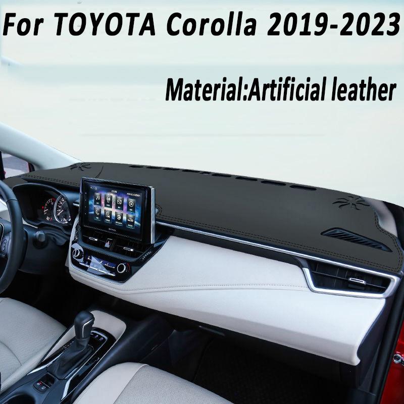 For Toyota Corolla -2024 GR SE XSE Hybrid Sedan Car Dashboard Cover Mat Sun Shade Pad Anti-UV Artificial Leather Accessories Artificial leather