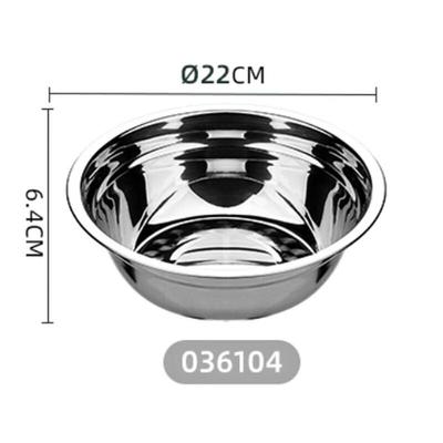 22cm Stainless Steel Soup/Serving Bowl
