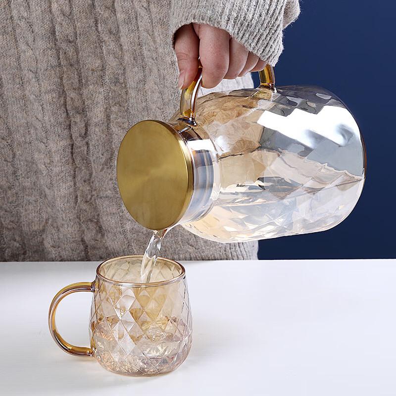 High-End Glass Cold Water Pitcher Set