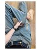 2026 Sommer Damen Trendiges Streetwear Set: Stilvolles Rundhals-Kurzarm-Oberteil & Weitbeinige Jeans
