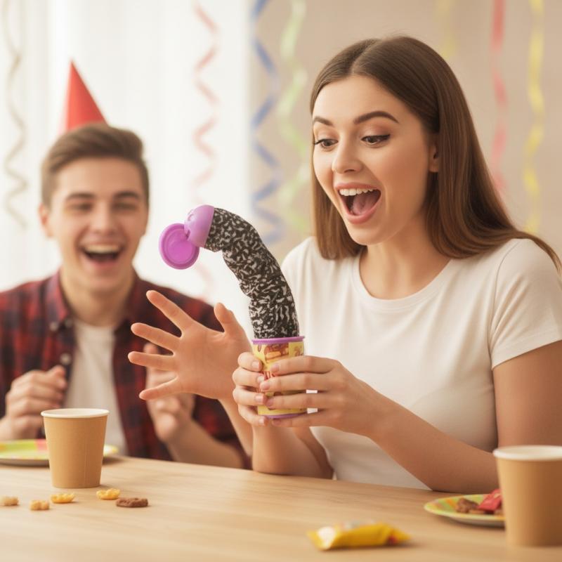 Funny Magic Candy Can Prank Toy Surprise Spring Out Trick Can Joke Toy For Halloween April Fools Day Party Game Gifts