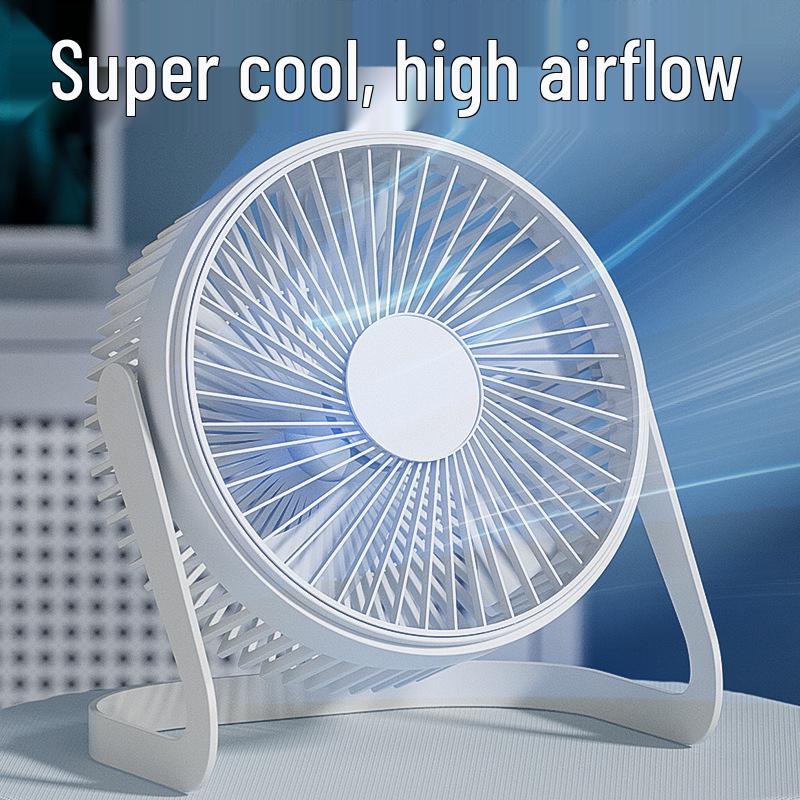 

Portable Mini USB Rechargeable Fan for Students - Desktop & Handheld 5 inch