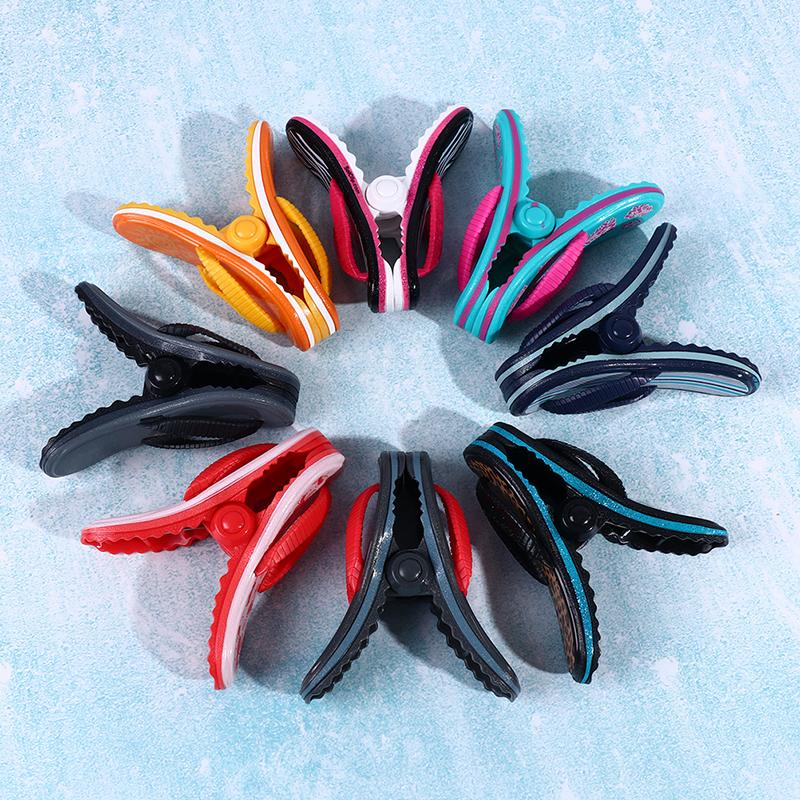 Plastic Beach Towels Clips For Sunbeds Sun Lounger Slipper Decorative Clothes Pegs Pins Large Size Drying Racks Retaining Clip
