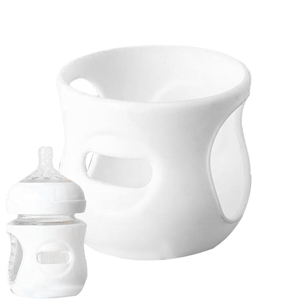 Silikon-Babyflaschenabdeckungen Silikonhülle Wiederverwendbare Milchflaschenschützer Silikon-Wärmeisolierung Sichere Babyflasche Fall