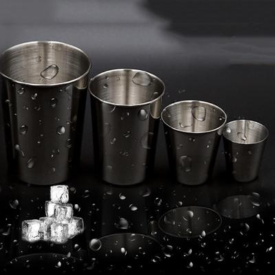 Stilvoller Edelstahlbecher (3070180320 ml) für Getränke in Bars und Cafés