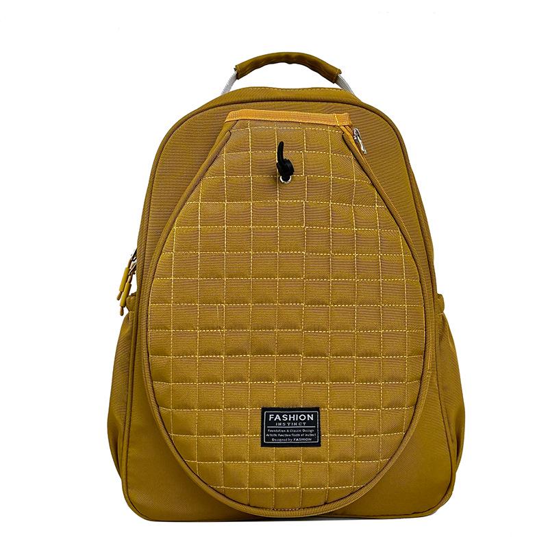 

Versatile Large Capacity Backpack for Commuting, Textured Travel, Junior High Sports, and Teen Badminton/Tennis Gear One Size