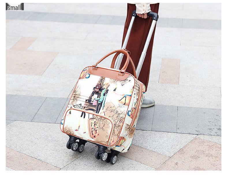 Borsa Trolley Grande Impermeabile da Donna con Ruote Universali