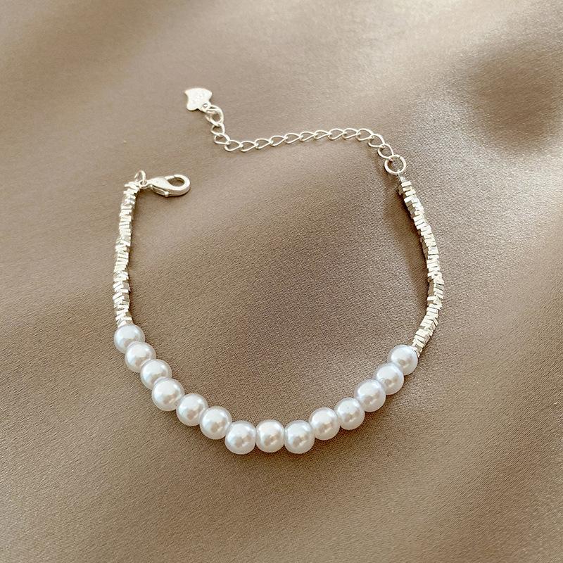 Нишевый стиль браслет бароло доступная роскошь элегантный стиль браслет из ломаного серебра стильный самый простой в сочетании изысканный браслет серебряный