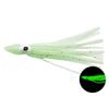 50Pcs Baits Soft Fishing Lures Squid Skirts 5-12cm Artificial Baits Glow Trolling Skirt Lures Saltwater Fishing Baits