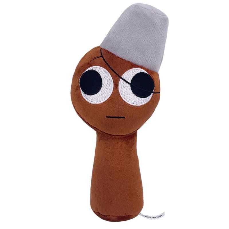 

Игрушка-плюш Incredibox Sprunki, мультяшная мягкая кукла, игровые аксессуары, украшение Brown