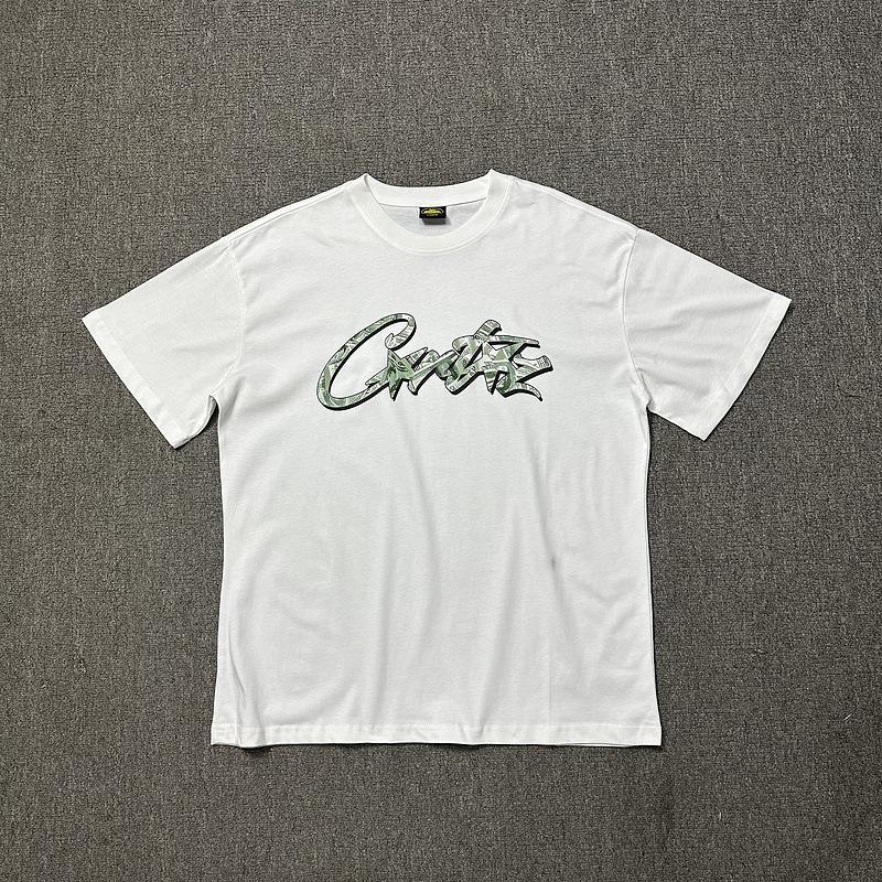 24S cross-border European and American tide brand Alcatraz alphabet pattern logo printing short-sleeved t-shirt men's and women's American high stree