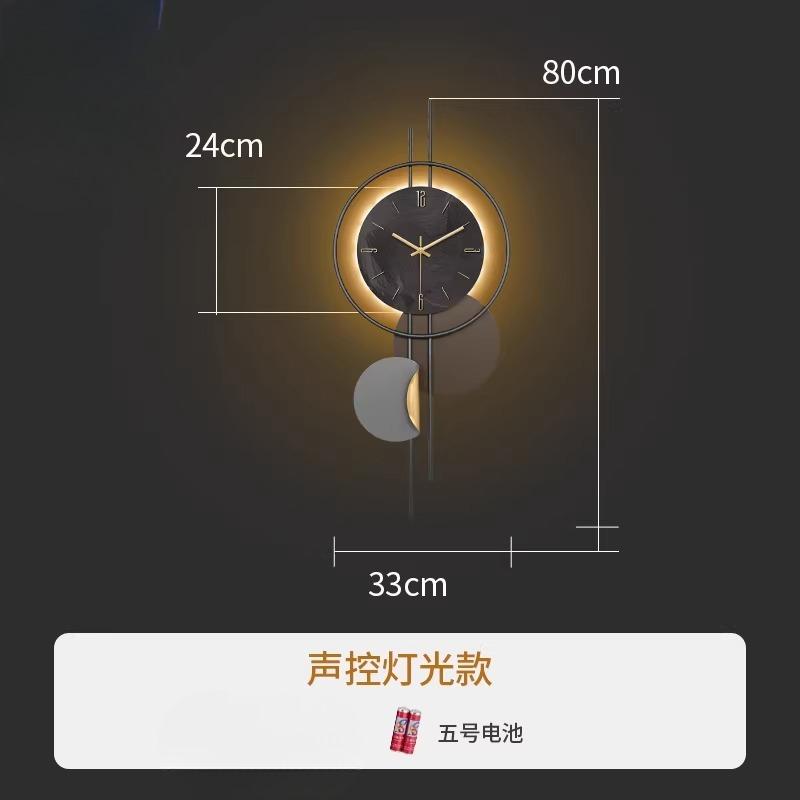 Living Room LED Wall Clock Modern Luxury Mute Number Clocks Interior Stylish Elegant Clock Nordic Large Wall Watch Room Decor