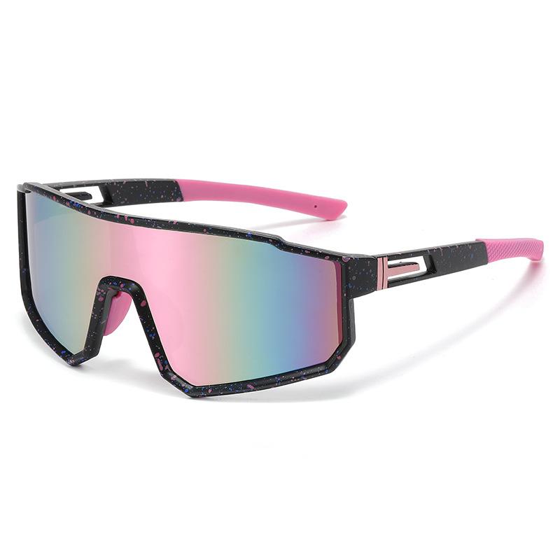 Cross Border New Riding Sunglasses Windproof European American Integrated Outdoor Sports Goggles Fashionable Colorful