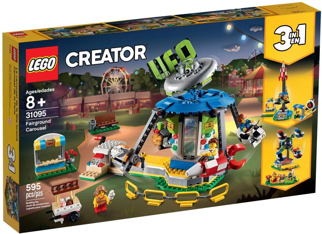 LEGO Creator Amusement Park Space Ride 31095 Block Toy Girls Boys
