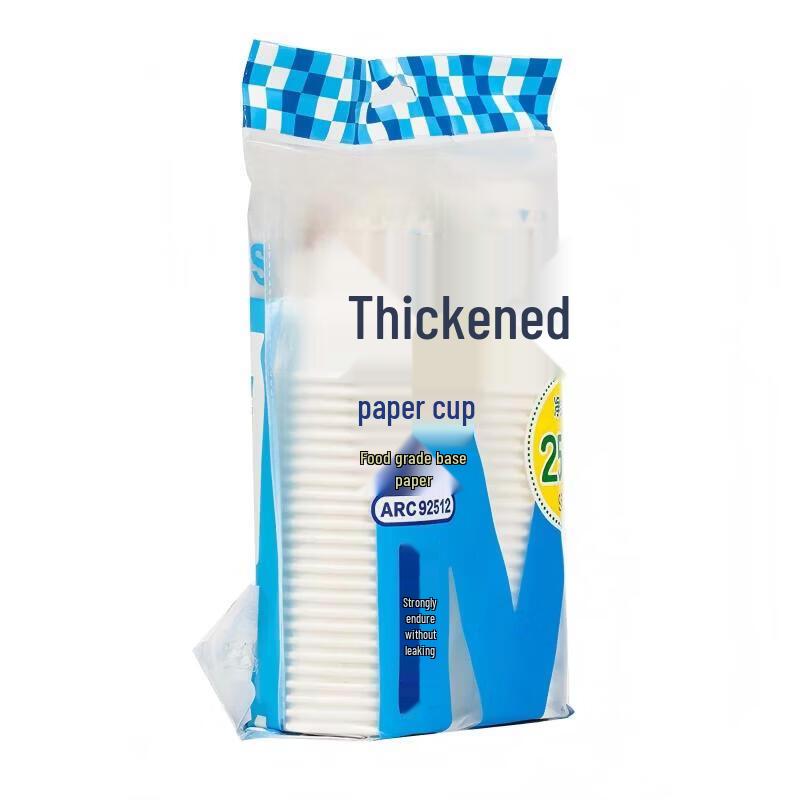 MIAOJIE MJ Thickened 9 oz Disposable Paper Cups