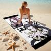 1pc KPop Demon Hunters10 Beach Towel, Comfortable and Thick, and Swimming/Bath/Picnic/Camping Towel, Suitable for Seaside Beaches