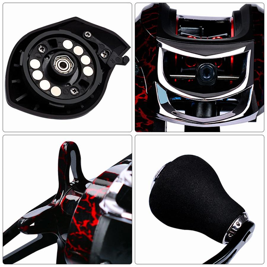 Fishing Baitcasting Reel 18+1BB 7.1:1 Gear Ratio Salt/Freshwater Right Hand