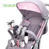 Newborn Black and White Visual Training Crib Hanging Plush Toy for Soothing Babies