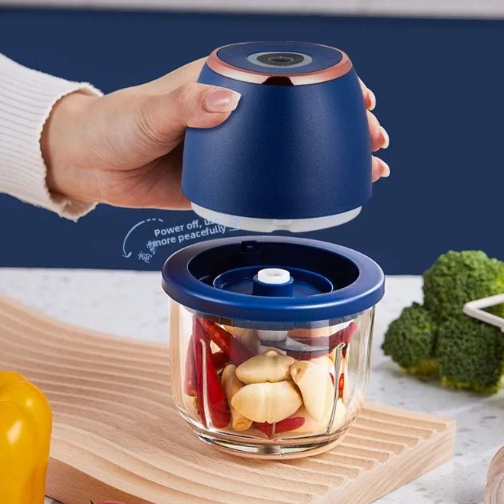 Mini Food Processor Cordless Fruit Sauce Grinder Vegetable Crusher Jam Maker  Cooking