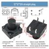 Waterproof Dustproof Vertical 4-Pin Micro Switch 12*12 Push Button (4.3/5/7/8/10/12mm)