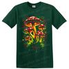 T-shirt Champignon à Points Rouges Art Champignons Forêt Psychédélique T-shirt Graphique Nature