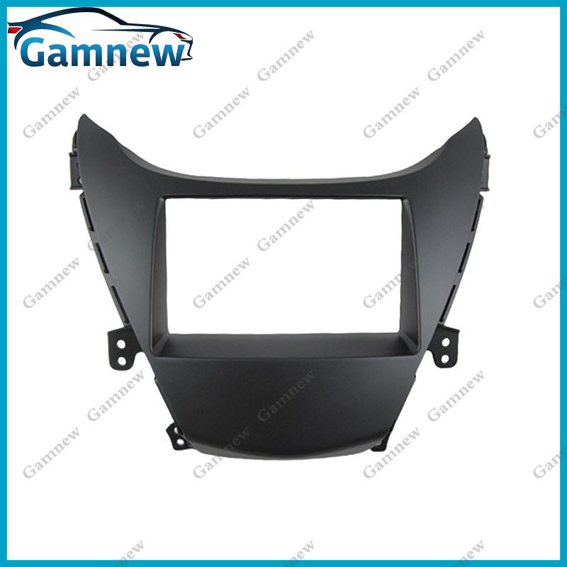 7 Inch 2DIN Car Fascia Radio Panel For Hyundai  Elantra (MD) Avante (MD) 2010-2013 Frame Kit Install Facia Face Plate
