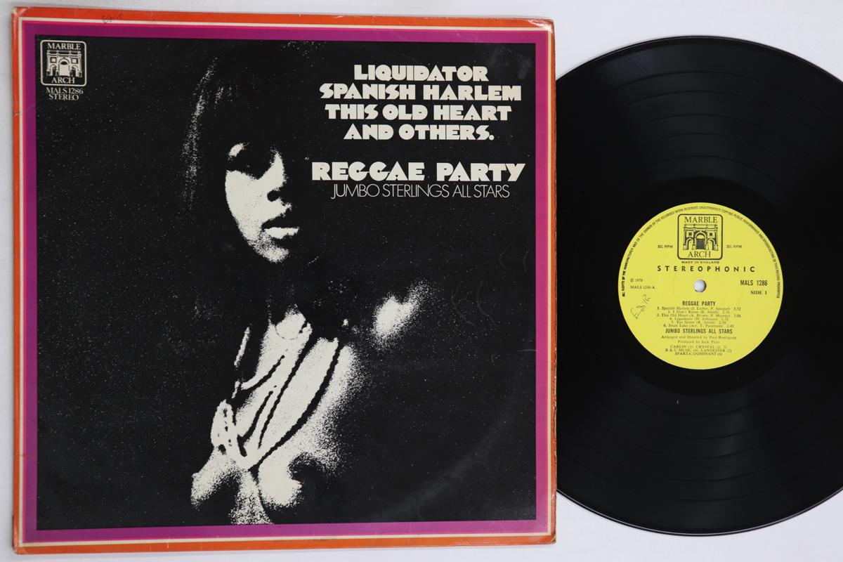 

LP Record JUMBO STERLINGS ALL STARS - Reggae Party MALS1286 Marble Arch 1970 UK Reggae, Ska & Dub Used
