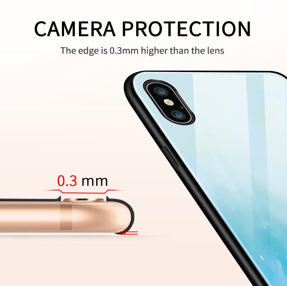 Tempered Glass Phone Case For OPPO Reno13 Reno14 Realme 11 12Pro 14 GTNeo6 C21Y C53 C75 OnePlus Nord2 NordCE3Lite Soft Edge Shockproof Smooth Shell