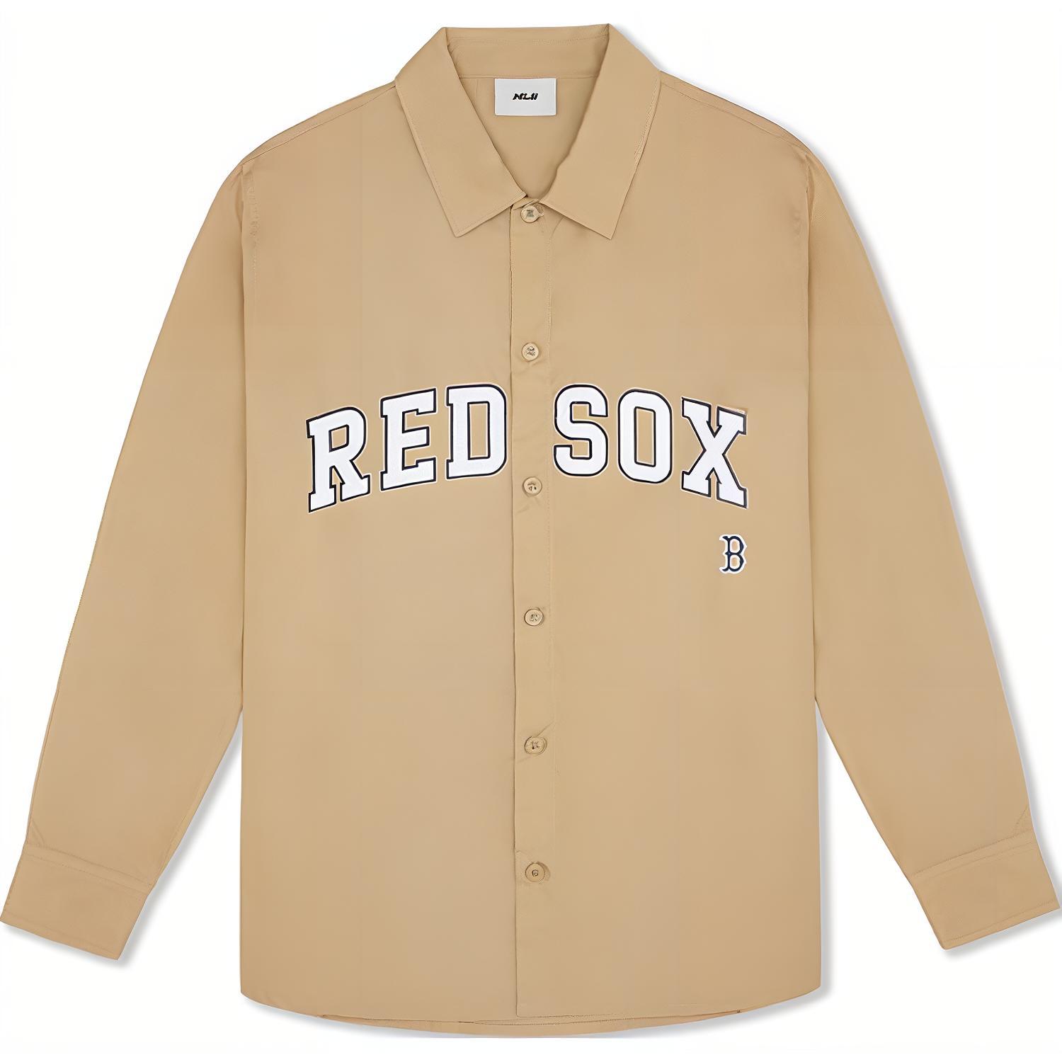 

New MLB SS24 Shirt Unisex Beige Yellow 3AWSV0141-43BGS M