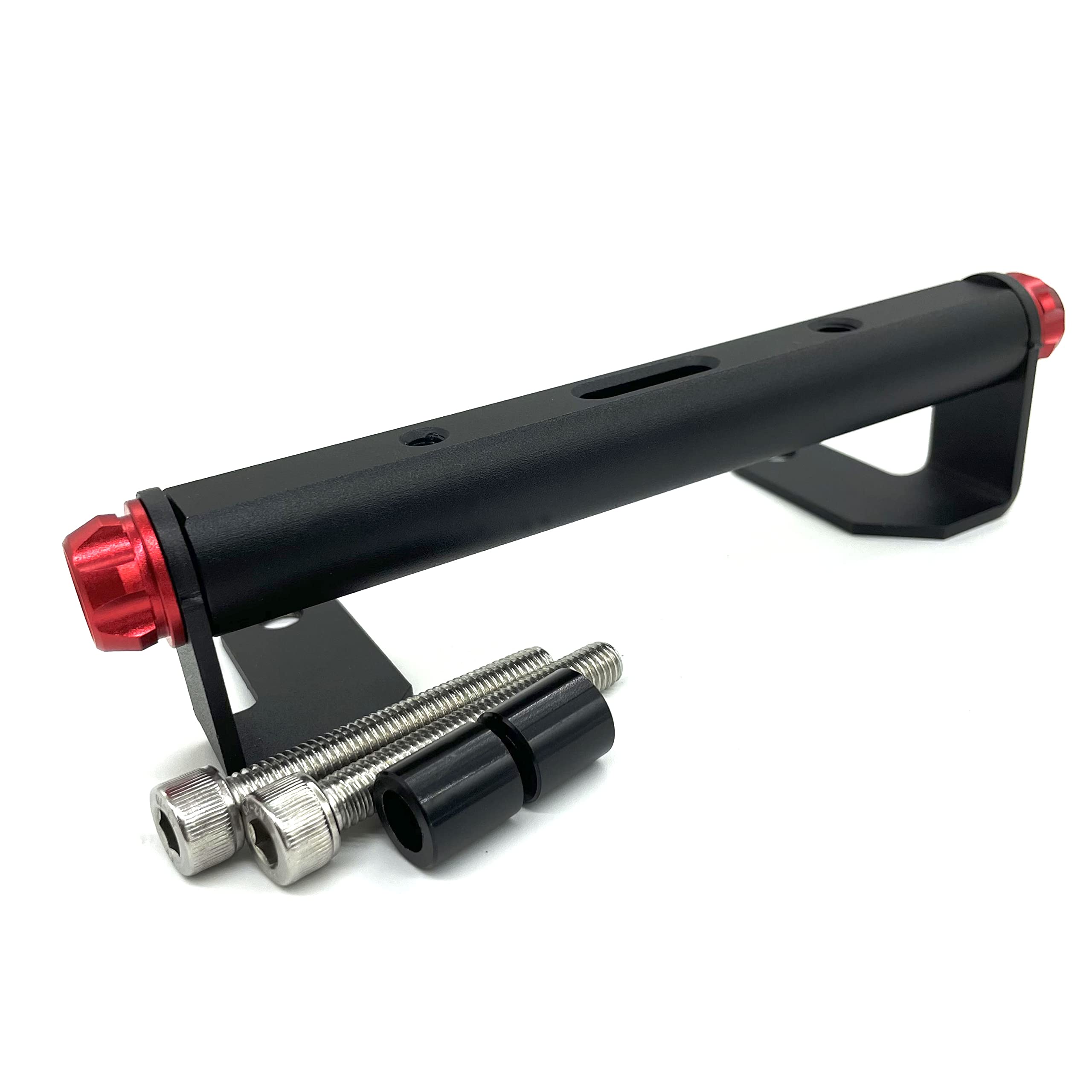 

Motokano For Gixxer SF250 Special Parts Clamp Bar Multi Bar Holder (Black + Red)