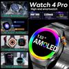 New Watch 4 Pro NFC GPS Smart Watch Men 1.53-inch AMOLED Display 100+ Sports Modes Bluetooth Call High-end Smartwatch Man