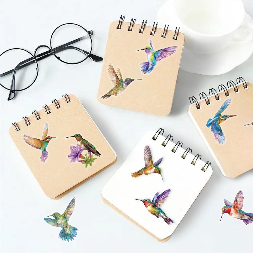 50PCS Hummingbird Stickers Waterproof Creative DIY Phone Skateboard Fashion Dormitory Nostalgic Decals