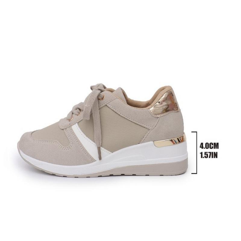 Fashion Women Sneakers Outdoor Lace Up Breathable Platform Shoes for Women Fashion Casual Flat Walking Sneakers Women Zapatos De Mujer