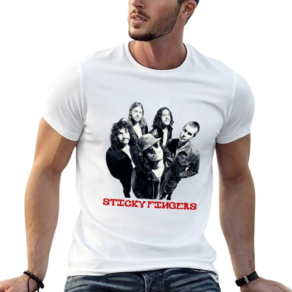 Sticky Fingers Klassisches T-Shirt Worker Basic Kurzarm-T-Shirt