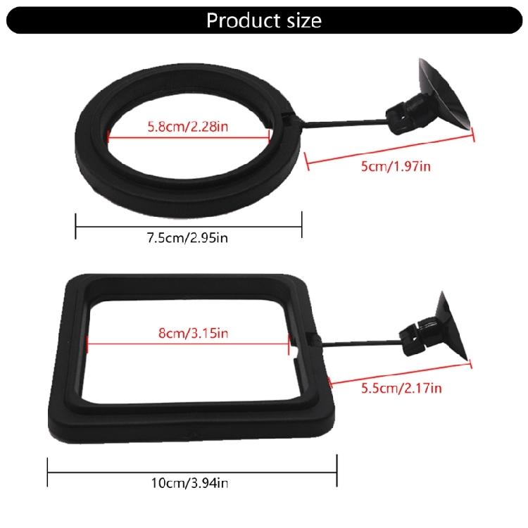 2lots Fish Tanks Aquariums Feeding Rings Aquariums Fish Feeders Suction Cup Fish Enthusiasts Essential