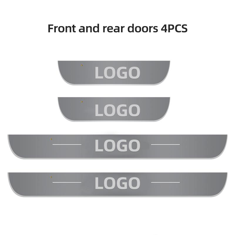 Suitable for Volvo XC40 xc60 xc90 V40 V90 V60 S60 S80 S90 car door sill light wiring free door welcome light accessories