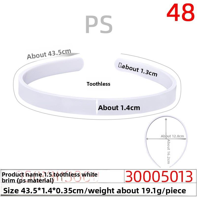 Plastic Headband Accessories Sun HatWomen's Handcrafted Headband Overhead Sun HatRough Hair Band