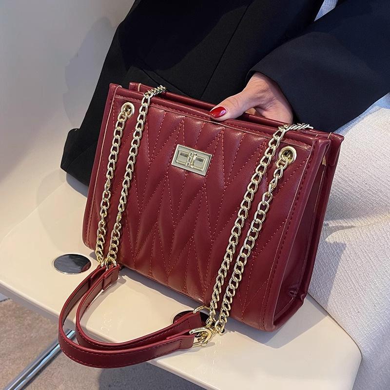 This Year's Popular Bag Women's Large-capacity 2025 New Versatile Fashion Chain Shoulder Bag Messenger Commuter Bag