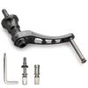 HEIGHTEN 45-50mm Adjustable Reel Handle (No Knob) Universal for SHIMANO and DAIWA Spinning Reels, Ar