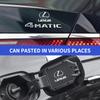 Car Stickers Car-Styling Logo Interior Decorative Accessories For Lexus F-SPORT ES RX NX LS UX LM LX GX LC RZ IS CT GS RC HS