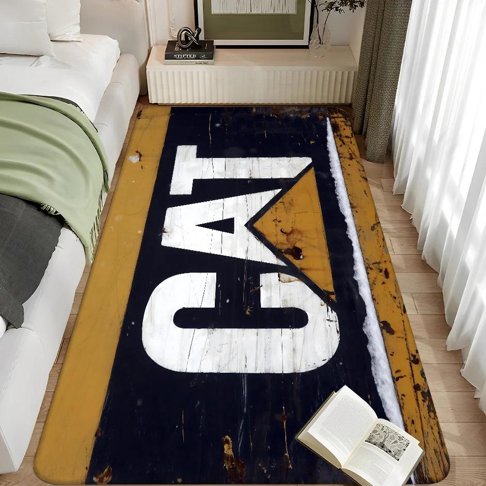 

C_Гусениця CAT Килим Двигун Екскаватор Килимок для вхідних дверей з колоди Скандинавський стиль Дім Ванна кімната-Туалет Килимки Спальня Готель Декор Килимок 50x80cm