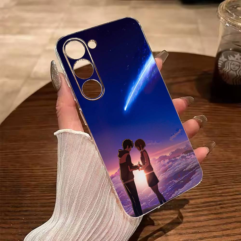 

Y-N-Your- Name Clear Phone Case for Samsung Galaxy A71, A70, A52, A51, A40, A30 Samsung a12