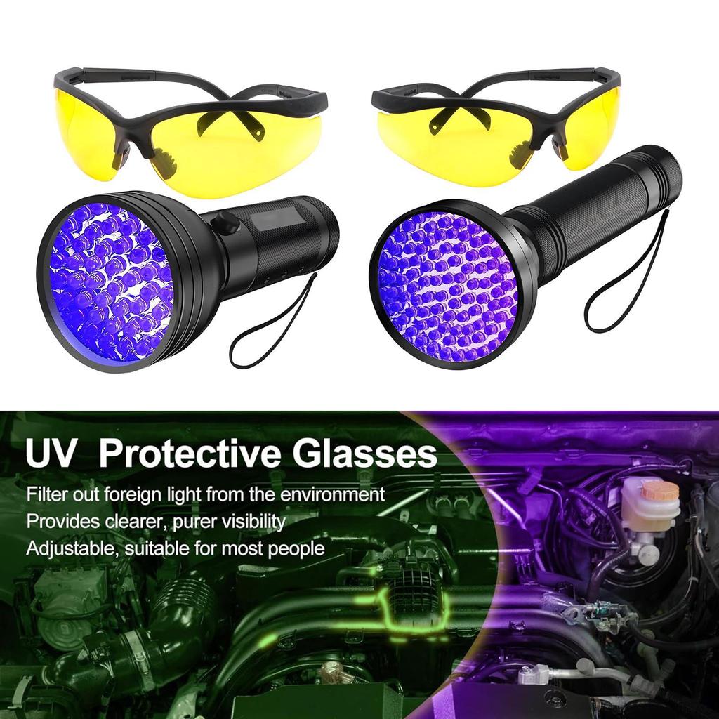 Air Conditioner Leak Detector Compact Handheld Portable Flashlight 51 LED Beads