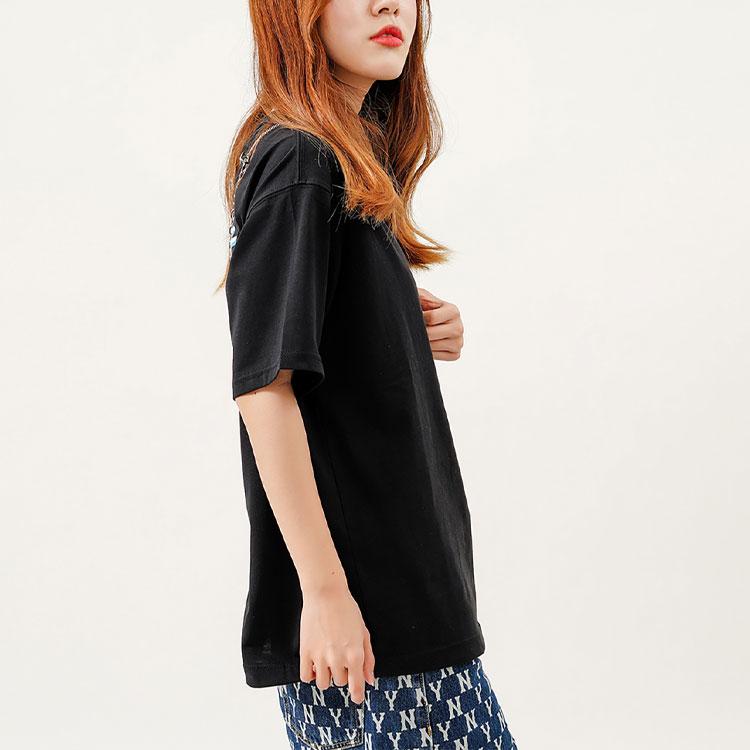 New MLB New York Yankees T Shirts Unisex Black 3ATSL1023-50BKS