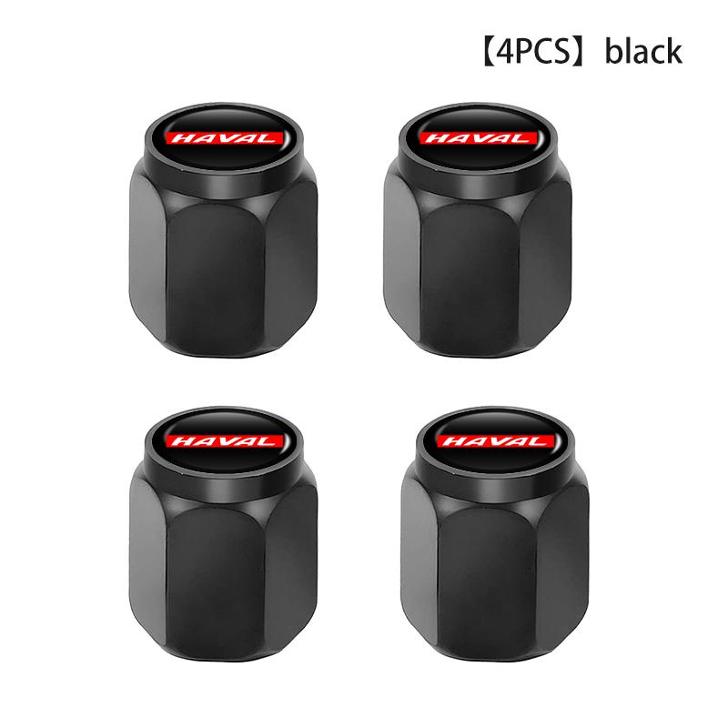 4pcs Metal Car Tire Wheel Theftproof Cap Air Valve Stem Cover For Haval Jolion H1 H2 H3 H4 H5 H6 H7 H8 H9 M6 F7x M4 F5 F7 QQ1