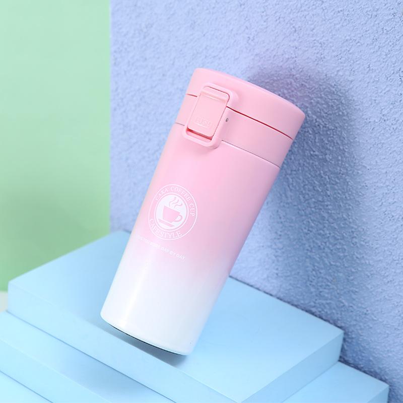 380/510ML Coffee Cup Stainless Steel Thermo Bottle Car Thermal Cup Outdoor Sports Vacuum Flask Keeps Cold and Heat Thermal Mug