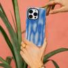 Blue Halftone Phone Case for IPhone 17 16 15 14 13 Pro Max Plus for Magnetic Single Double-layer Tough Case